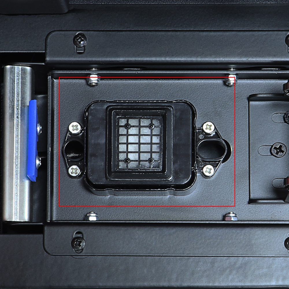Ink Pad and Cap Top Assembly - Close-up Detail