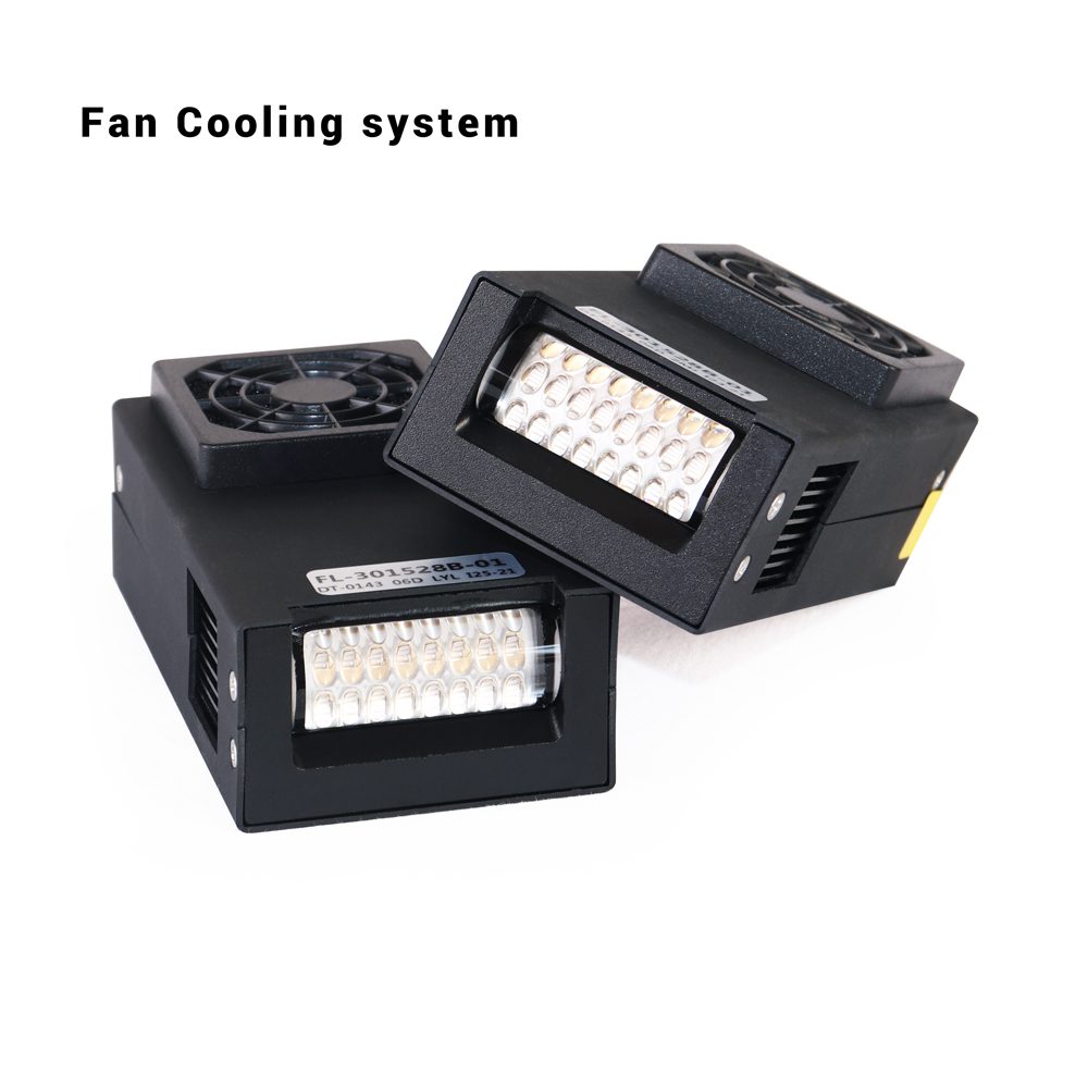 UV LED Curing Lamp Module Side View