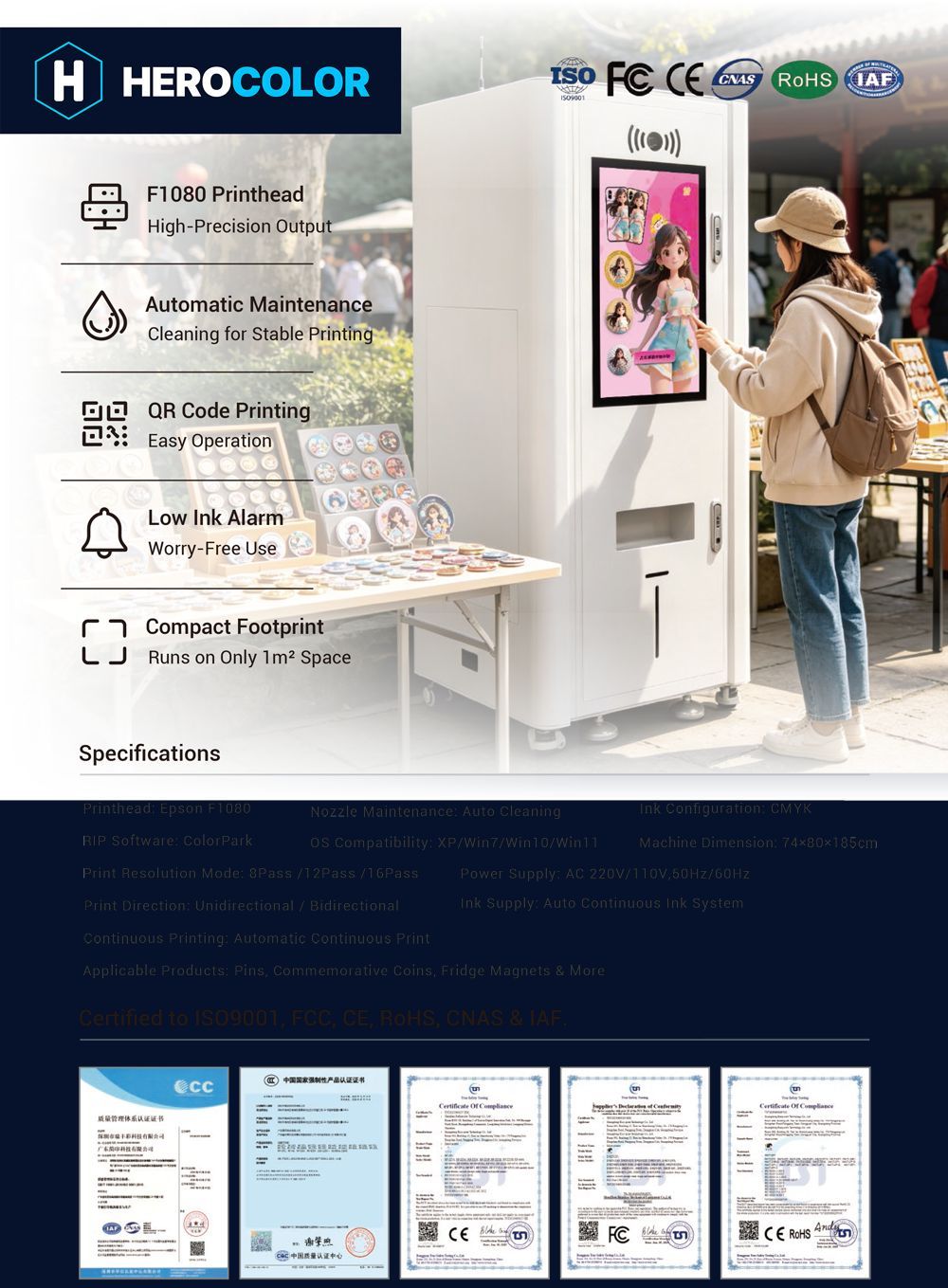 H-JNB01 Printing Vending Machine Details