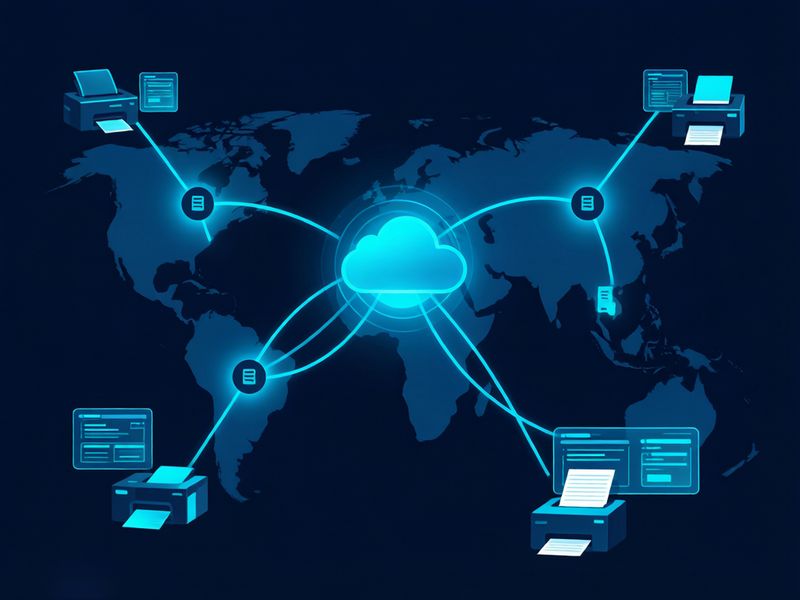 Global cloud server network for fast and secure image uploads